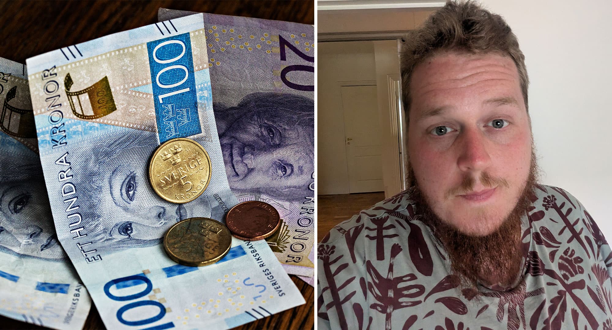 När Adam Elsert såg DA:s klipp om lönen på Alfa Laval hajade han till. Foto: TT & Privat