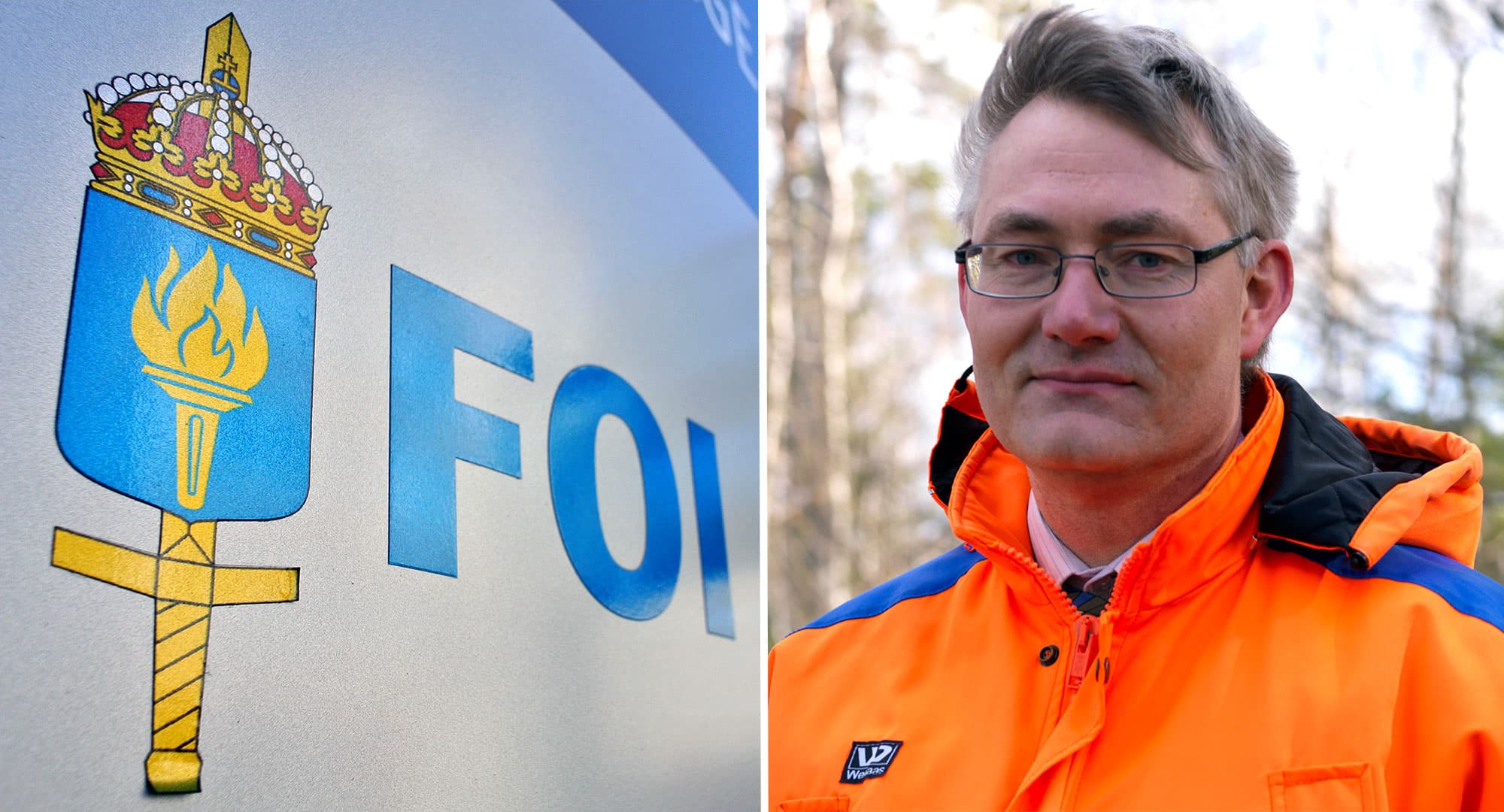 Henric Östmark, forskningschef på Försvarets forskningsinstitut. Foto: FOI & TT