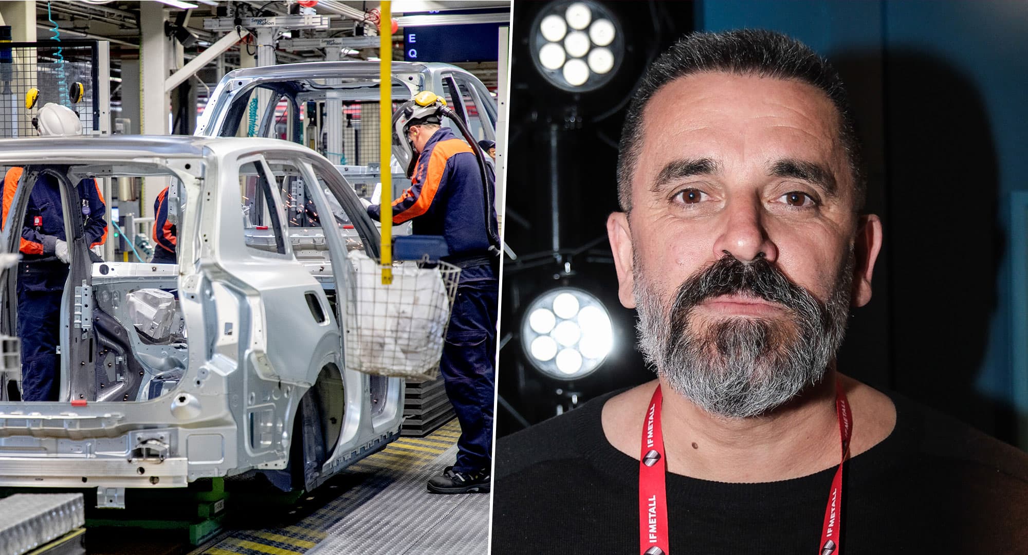 Adrian Avdullahu är klubbordförande för IF Metall på Volvo Cars. Foto: Ida Persson